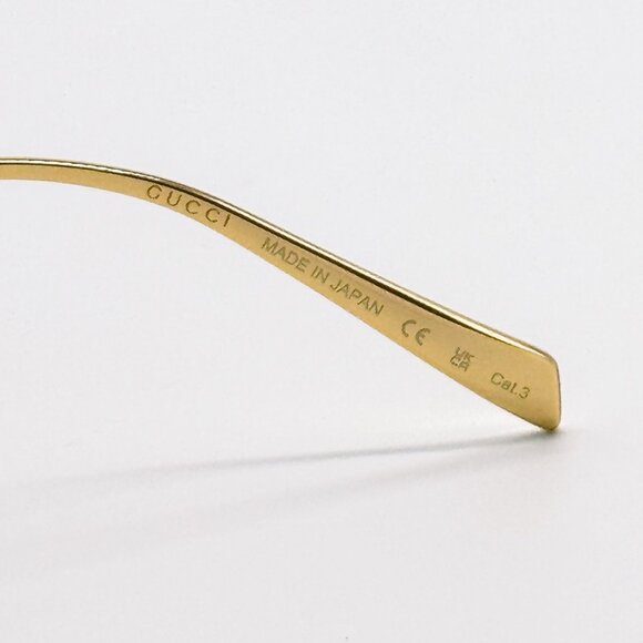 NEW GUCCI SUNGLASSES GOLD WOMEN CAT EYE EYEWEAR GUCCI GG1920S 001